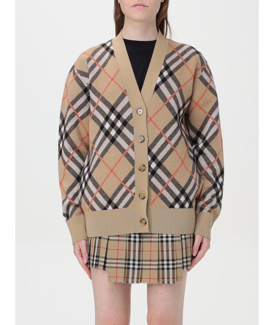 BURBERRY Бежевый кардиган, фото 2