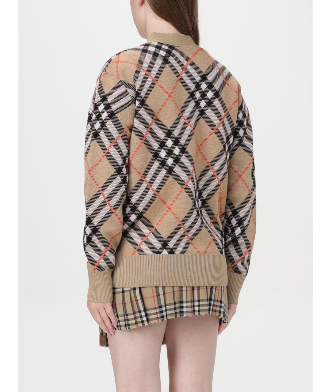 BURBERRY Бежевый кардиган, фото 4