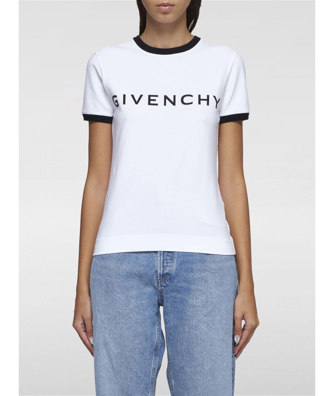 GIVENCHY Белая футболка, фото 2