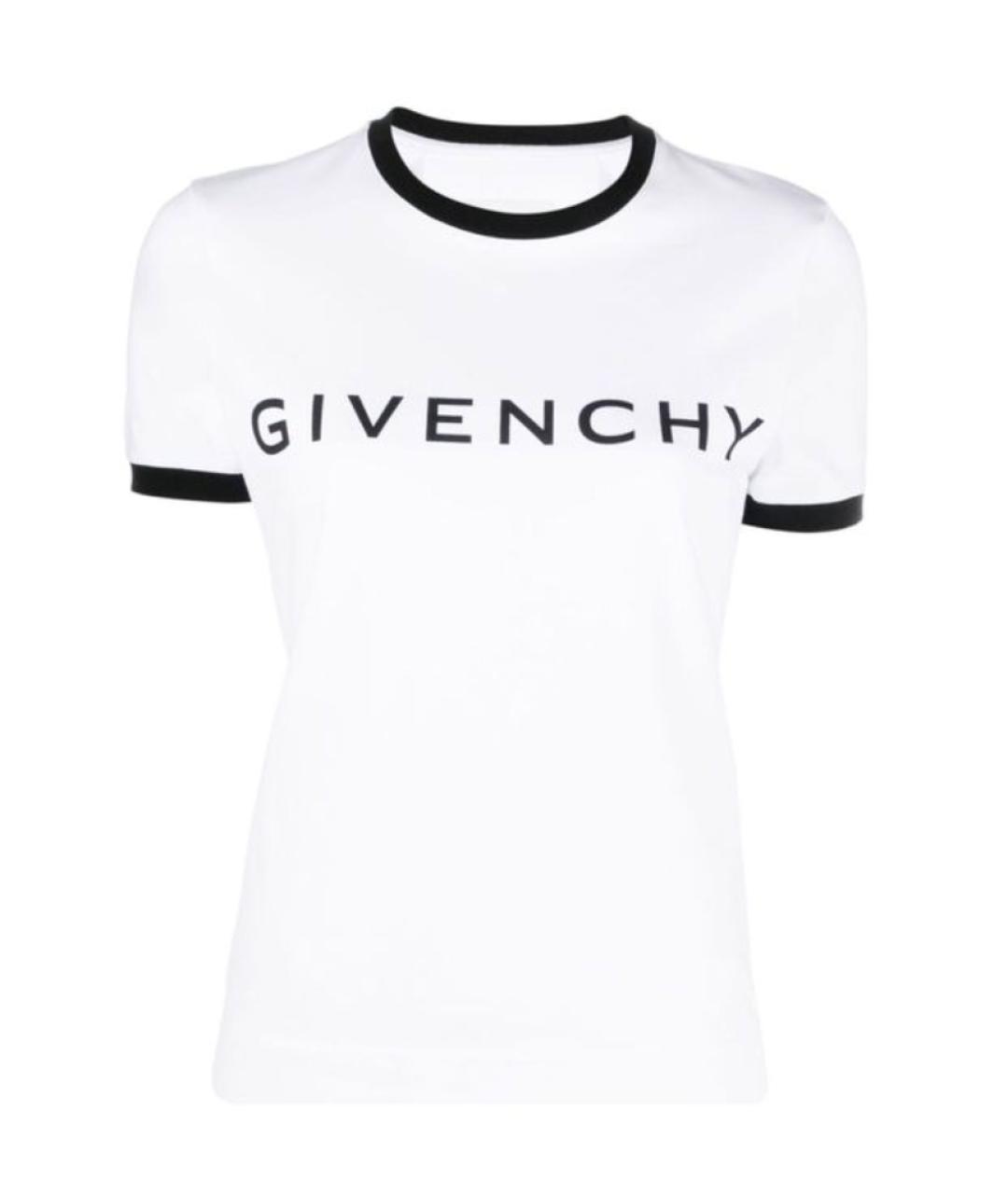 GIVENCHY Белая футболка, фото 1