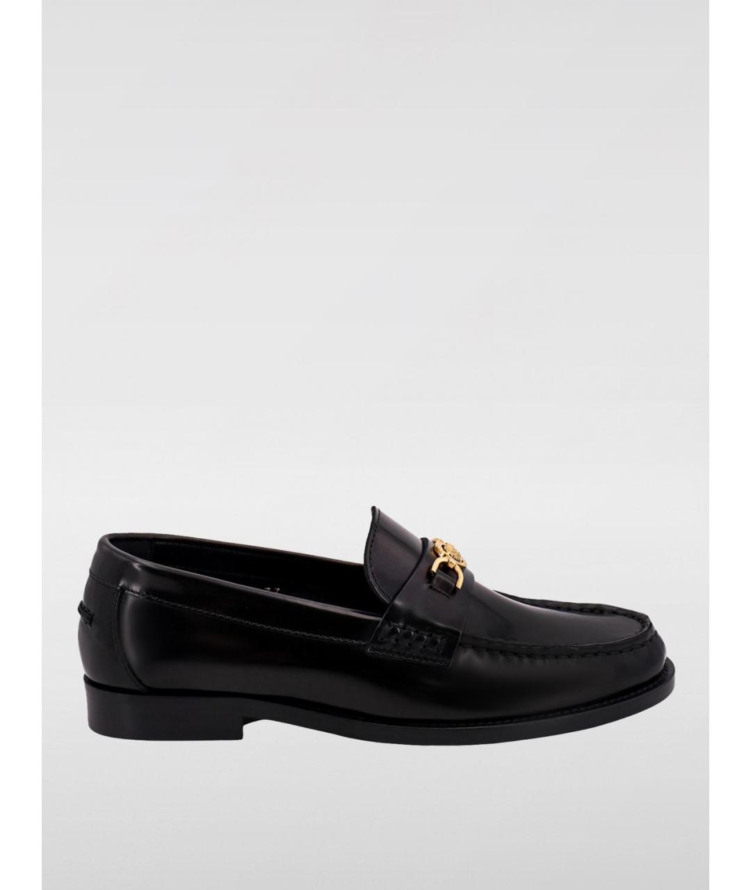 VERSACE Черные лоферы, фото 4