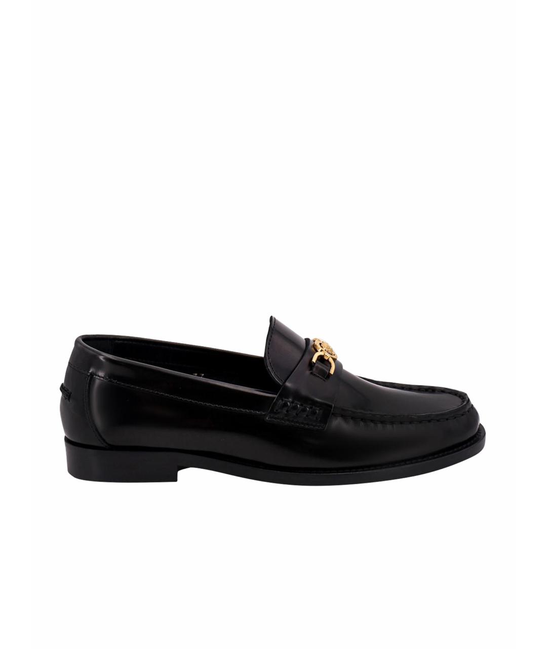 VERSACE Черные лоферы, фото 1