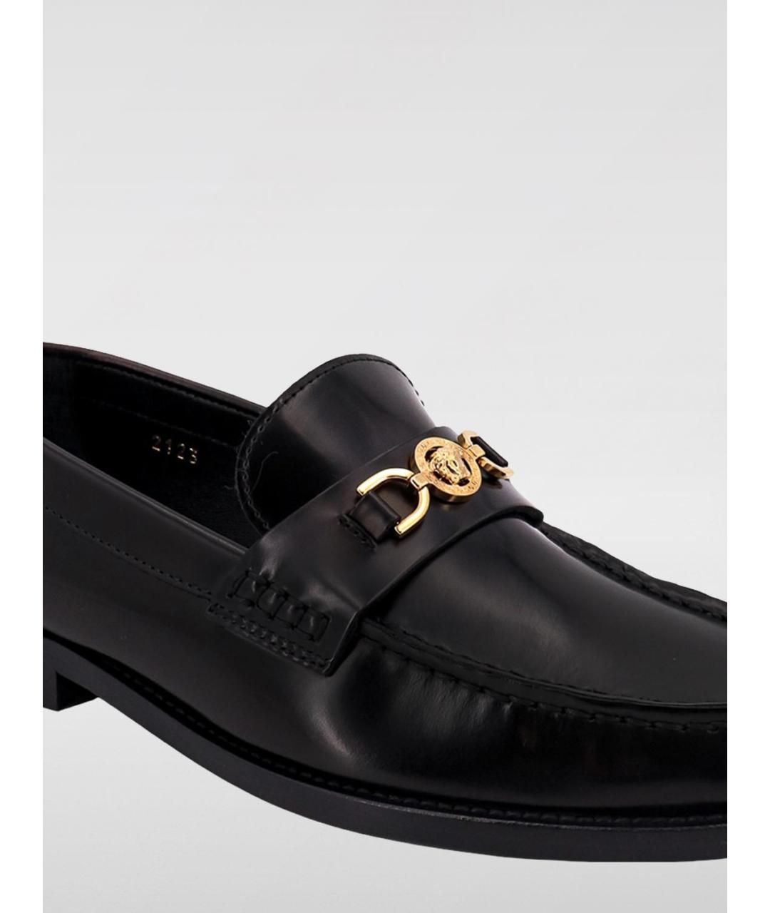 VERSACE Черные лоферы, фото 3