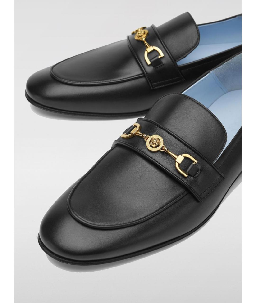 VERSACE Черные лоферы, фото 3