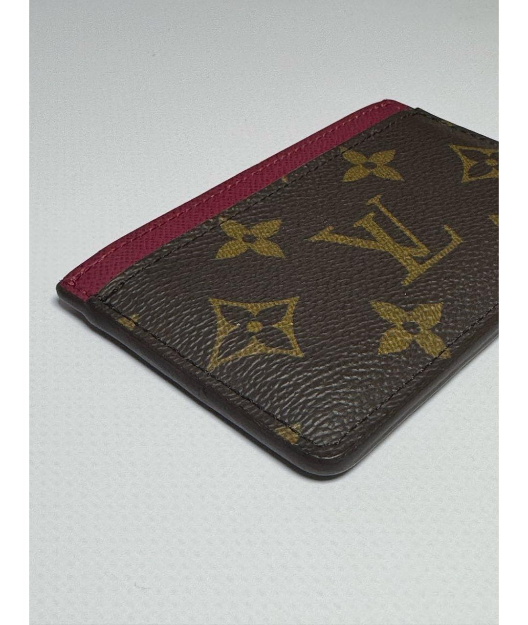 LOUIS VUITTON Коричневый кардхолдер, фото 8