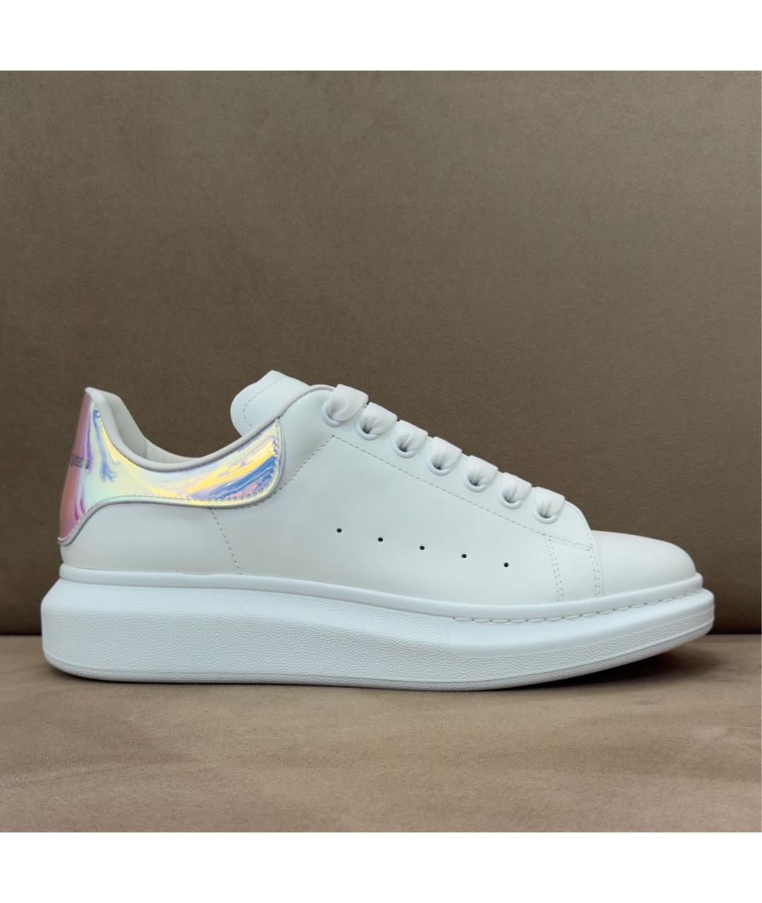 MCQ ALEXANDER MCQUEEN Белые кожаные низкие кроссовки / кеды, фото 9