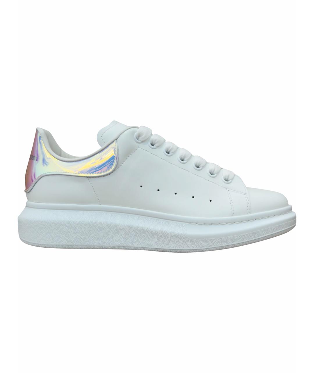 MCQ ALEXANDER MCQUEEN Белые кожаные низкие кроссовки / кеды, фото 1
