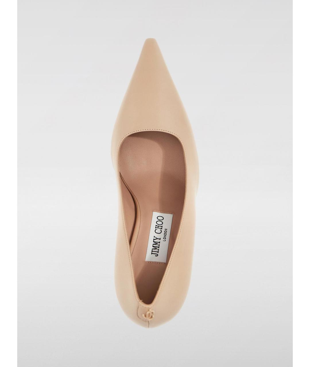 JIMMY CHOO Бежевые туфли, фото 4