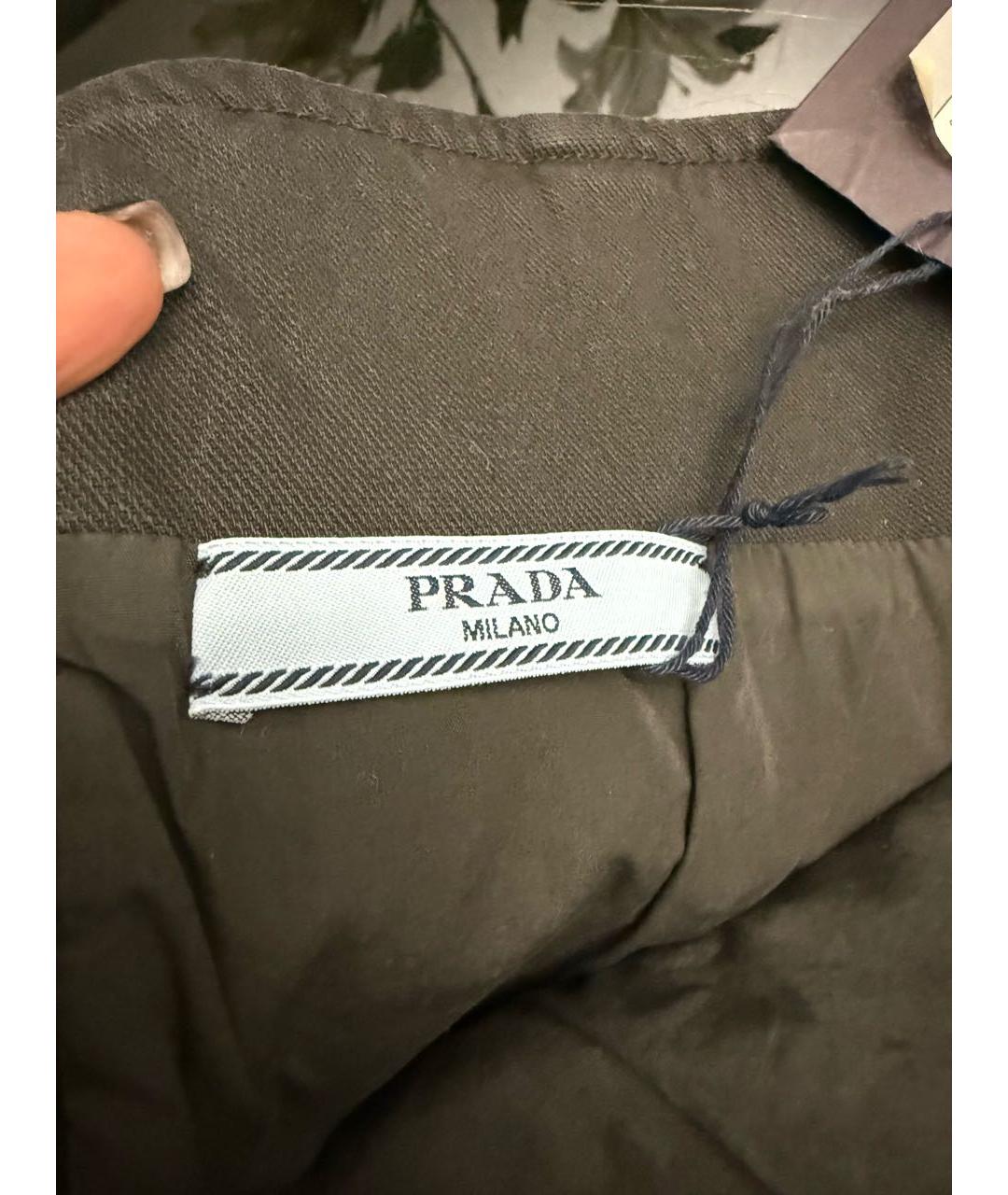 PRADA Черный ремень, фото 3