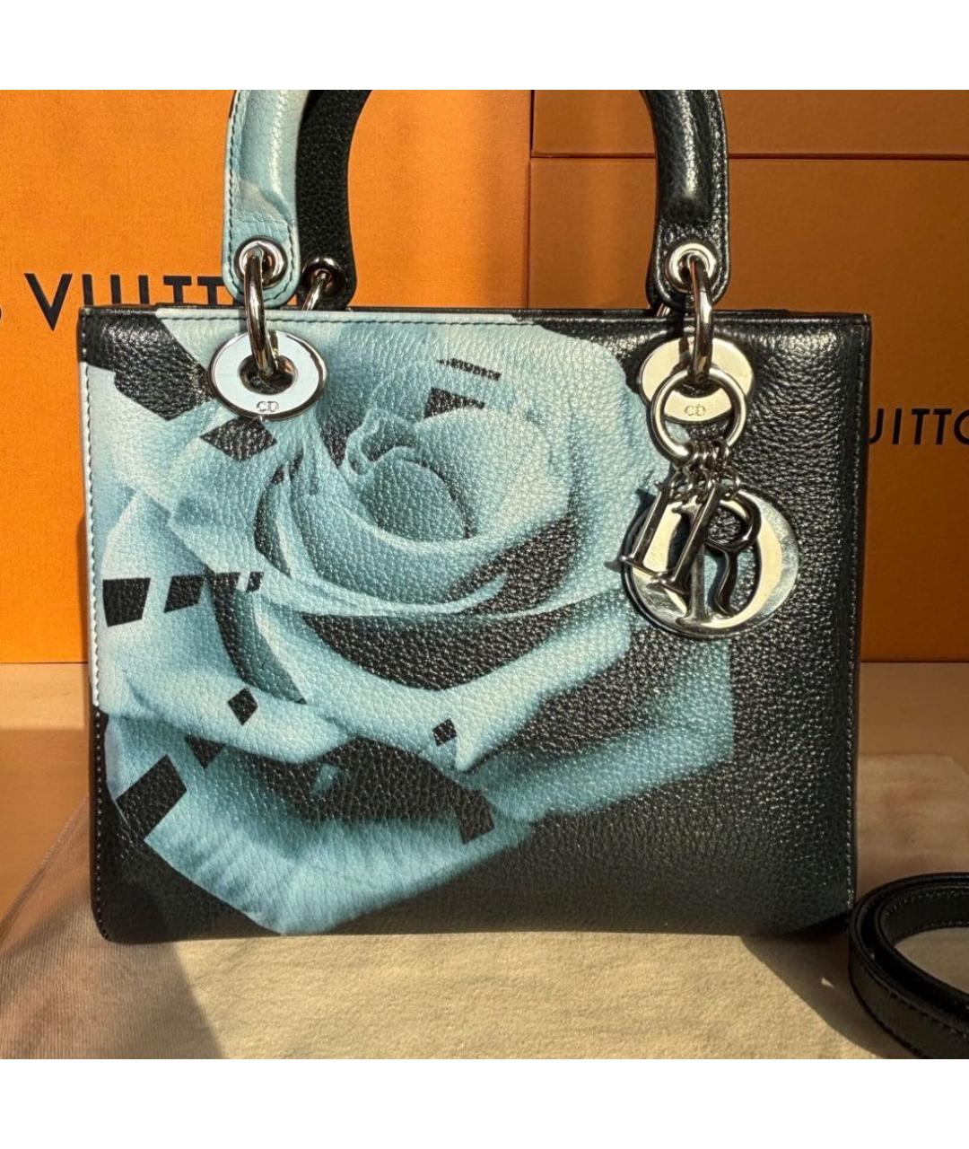 CHRISTIAN DIOR Кожаная сумка с короткими ручками, фото 4