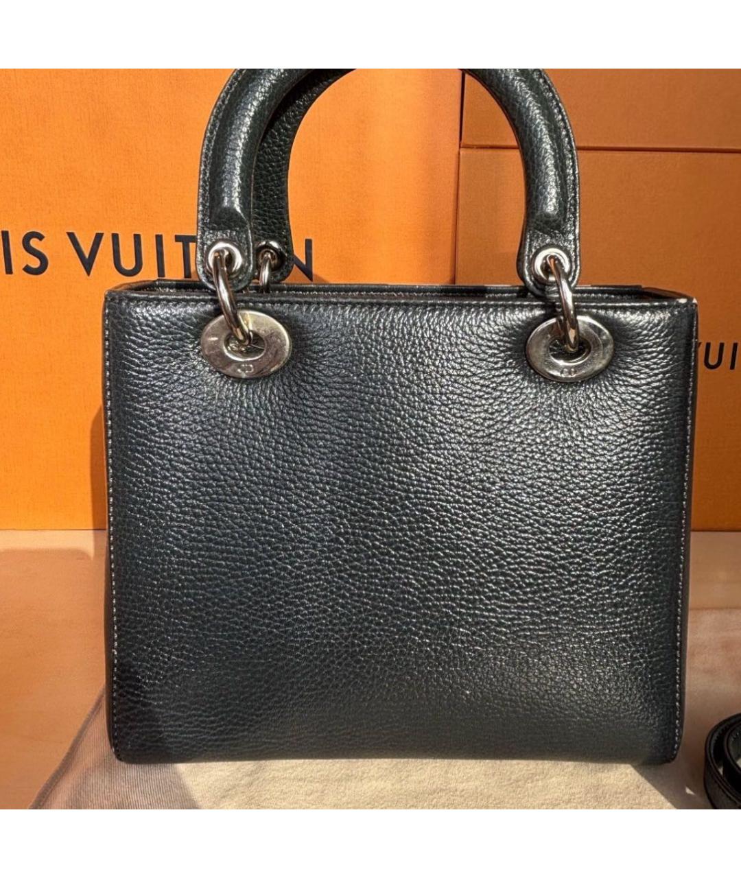 CHRISTIAN DIOR Кожаная сумка с короткими ручками, фото 5