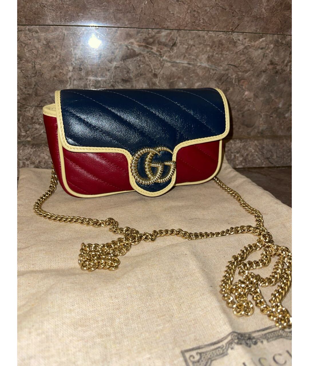 GUCCI Мульти кожаная сумка тоут, фото 5