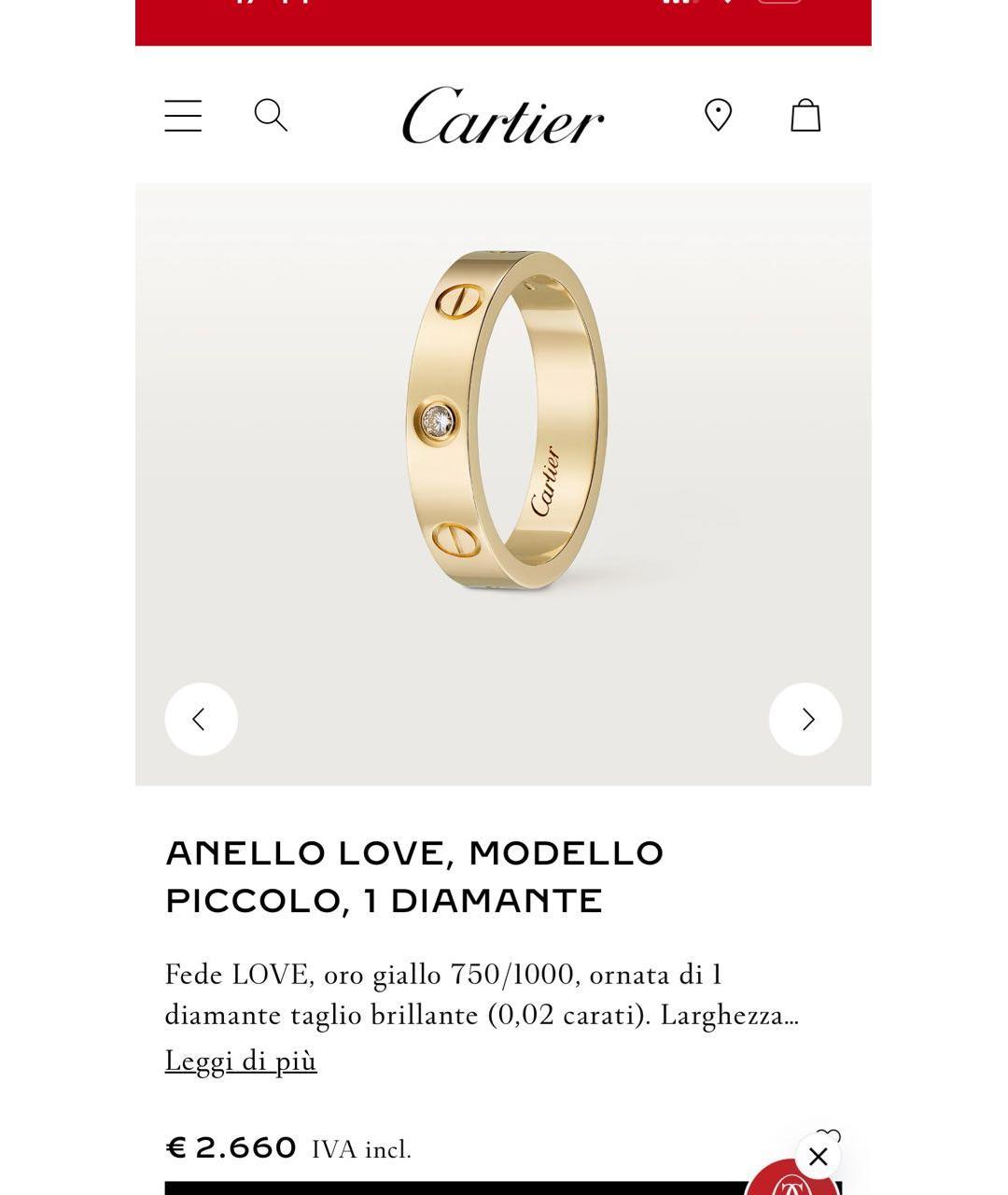CARTIER Золотое кольцо из желтого золота, фото 5