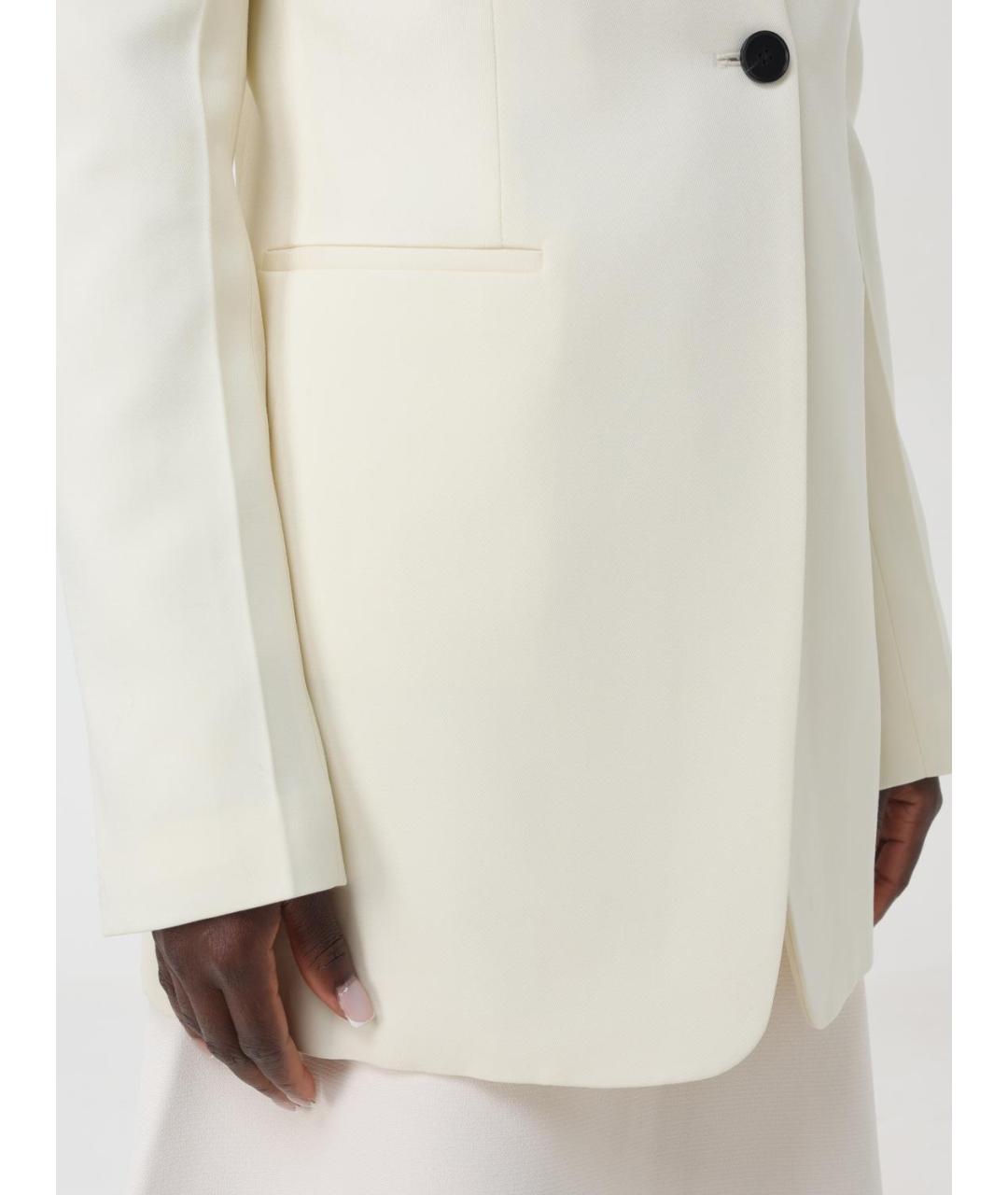 JIL SANDER Белый жакет/пиджак, фото 5