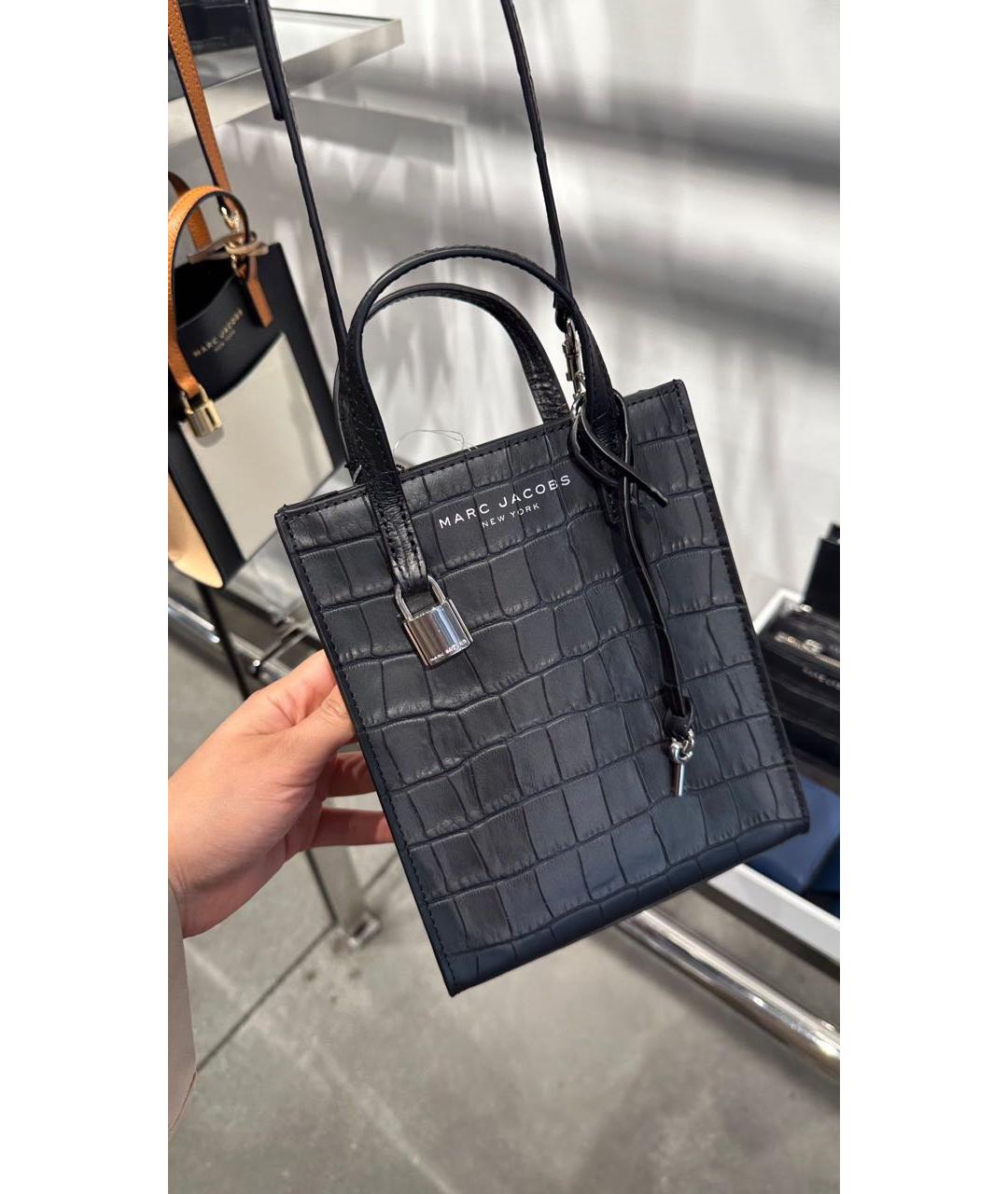 MARC JACOBS Черная сумка тоут, фото 2