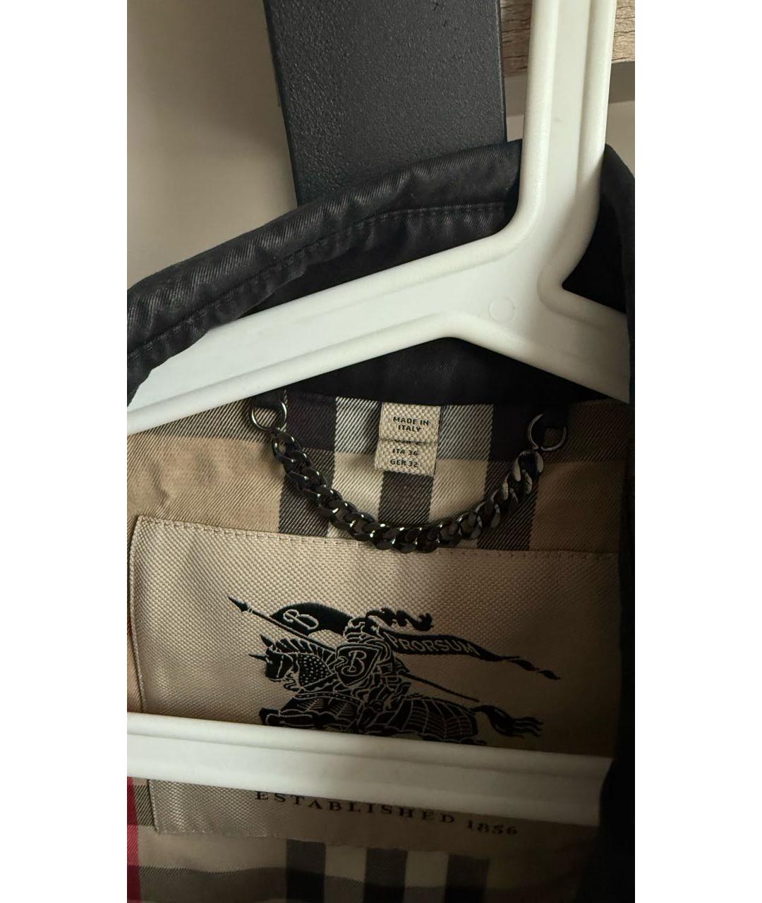 BURBERRY Черный тренч/плащ, фото 3