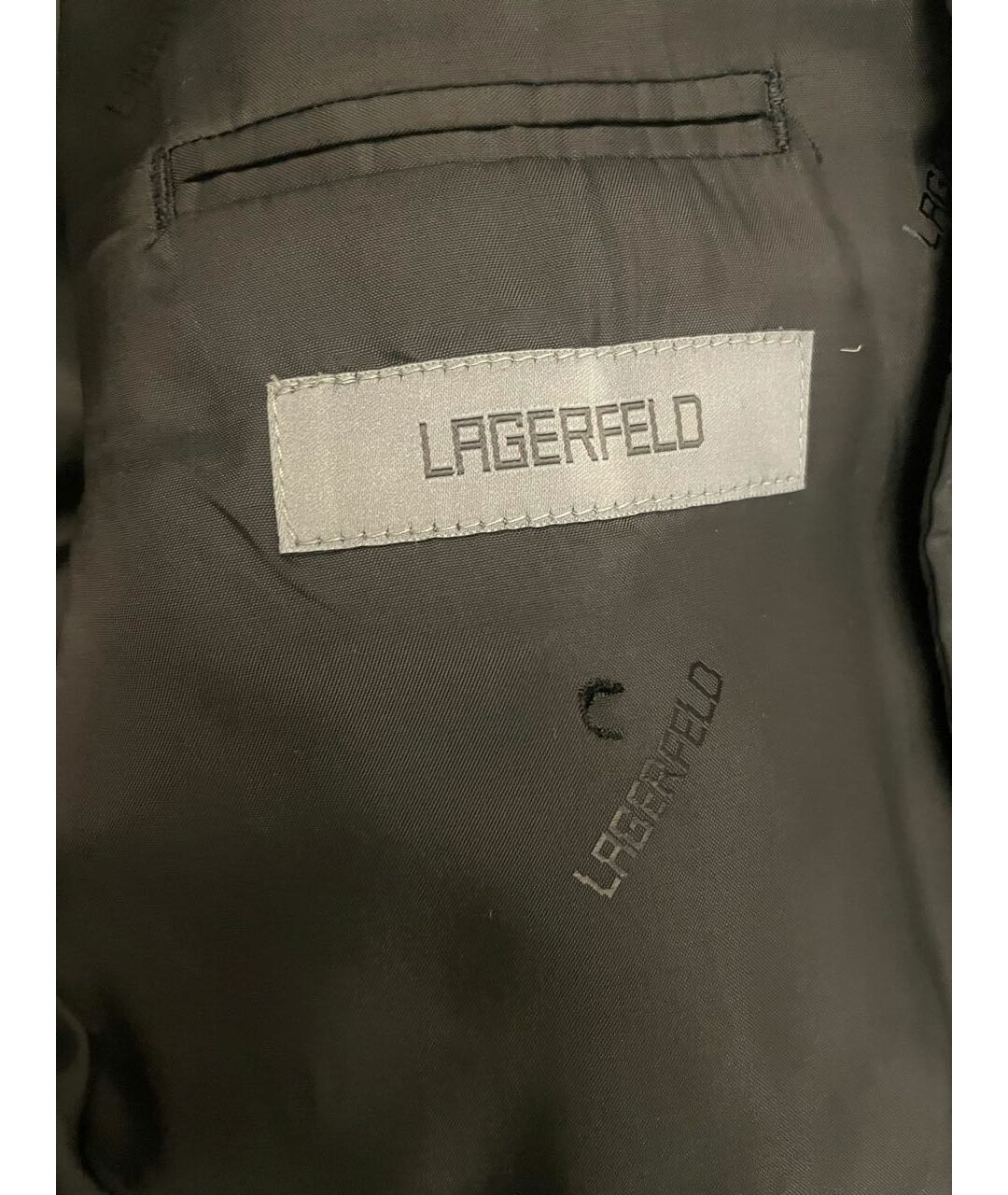 KARL LAGERFELD Черный пиджак, фото 5
