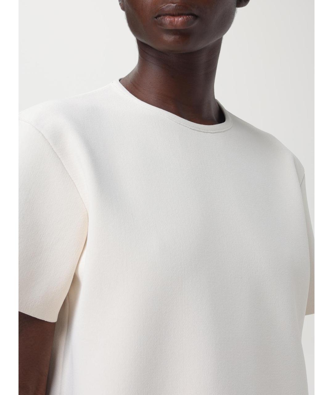 JIL SANDER Белая футболка, фото 5