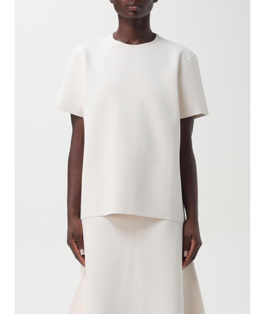 JIL SANDER Белая футболка, фото 6