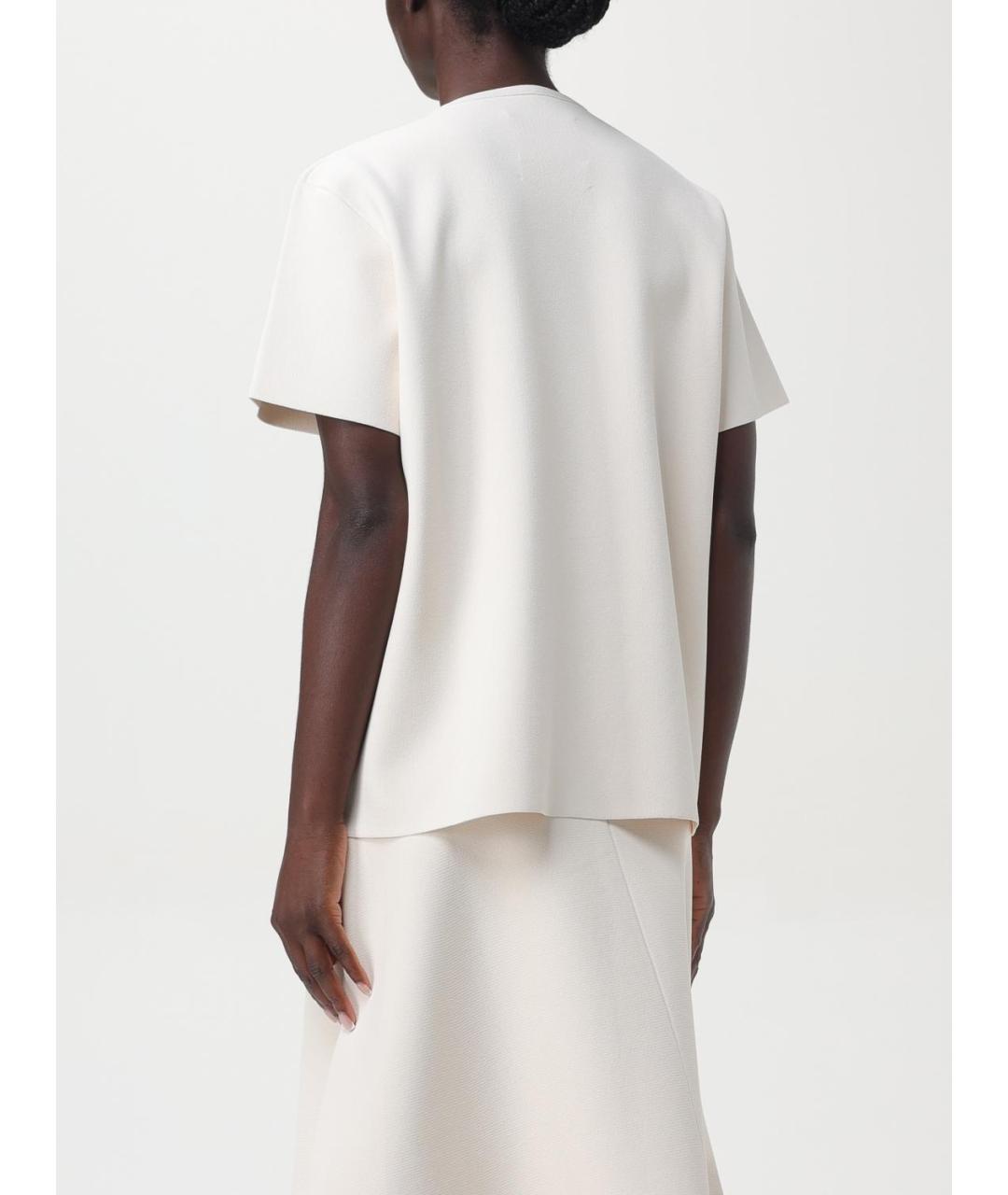 JIL SANDER Белая футболка, фото 3