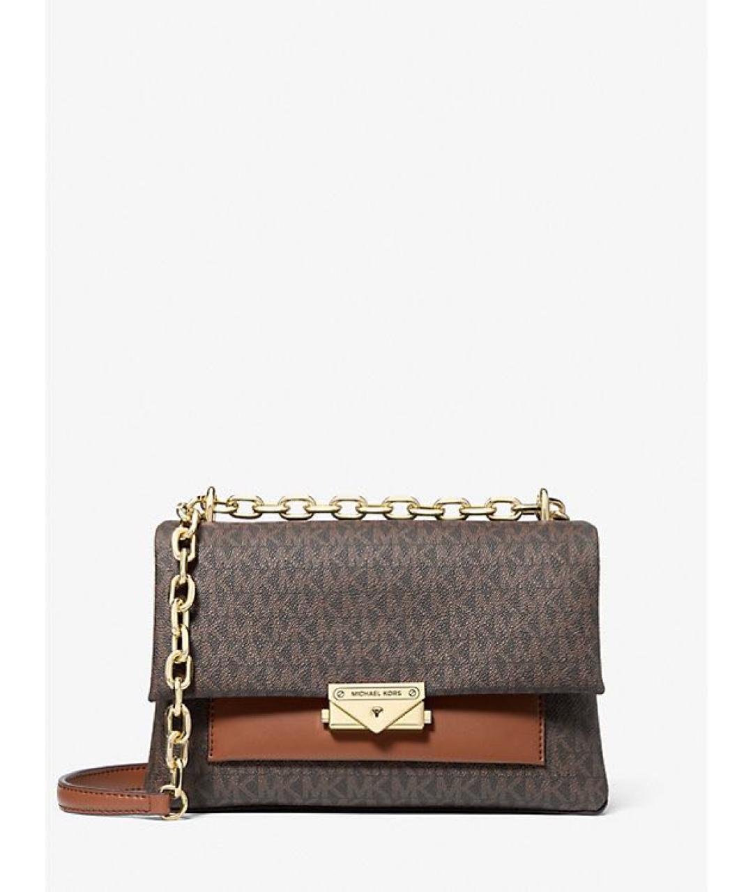 MICHAEL KORS Коричневая сумка через плечо, фото 3