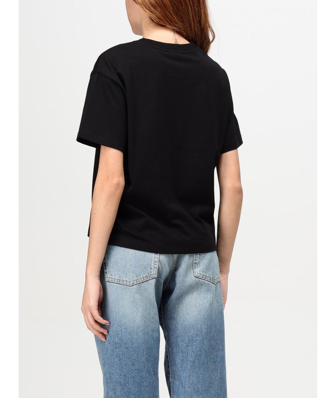 A.P.C. Черная хлопковая футболка, фото 3