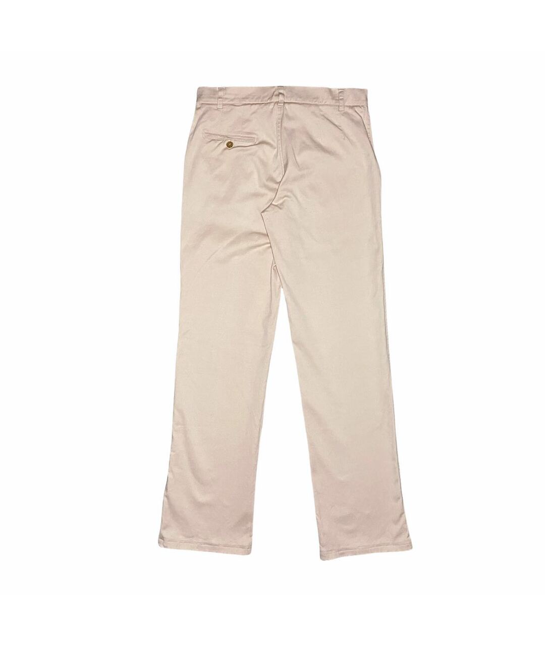 JIL SANDER Розовые хлопко-эластановые прямые брюки, фото 2