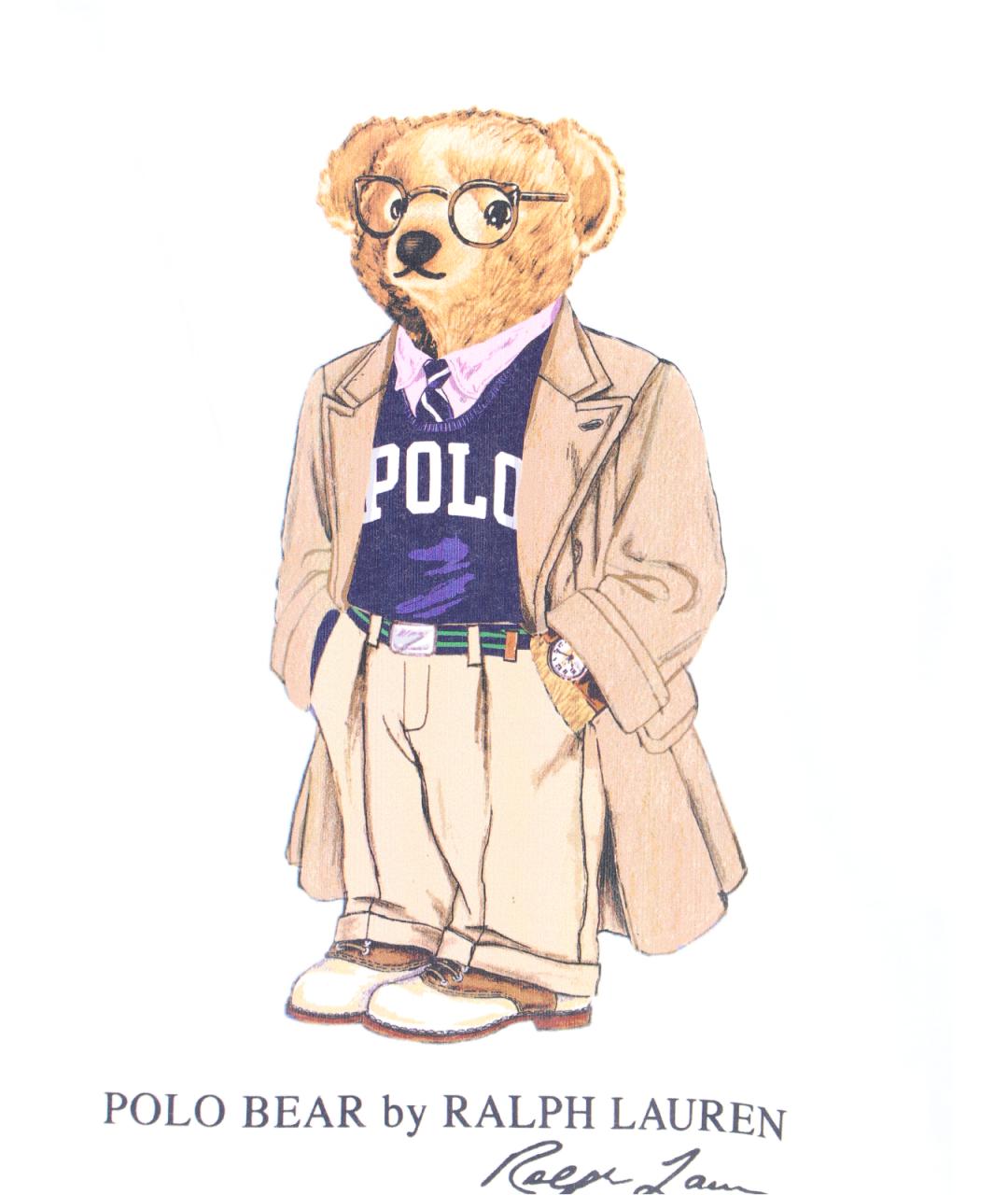 POLO RALPH LAUREN Белая хлопковая футболка, фото 3