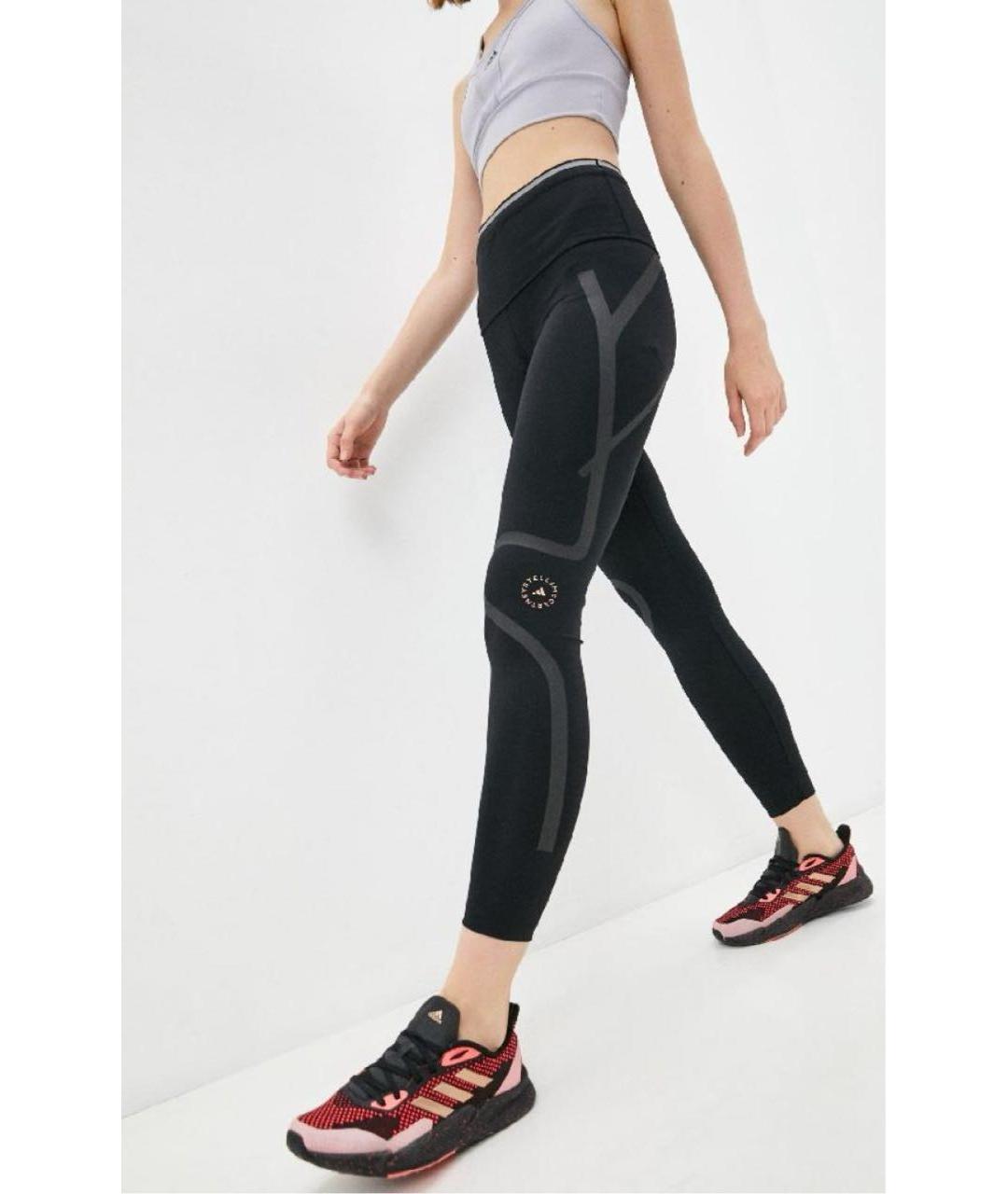ADIDAS BY STELLA MCCARTNEY Черные леггинсы и велосипедки, фото 8