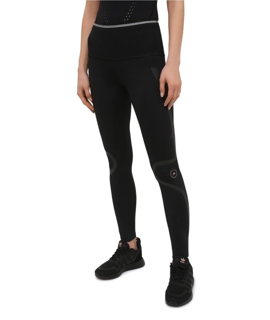ADIDAS BY STELLA MCCARTNEY Черные леггинсы и велосипедки, фото 7