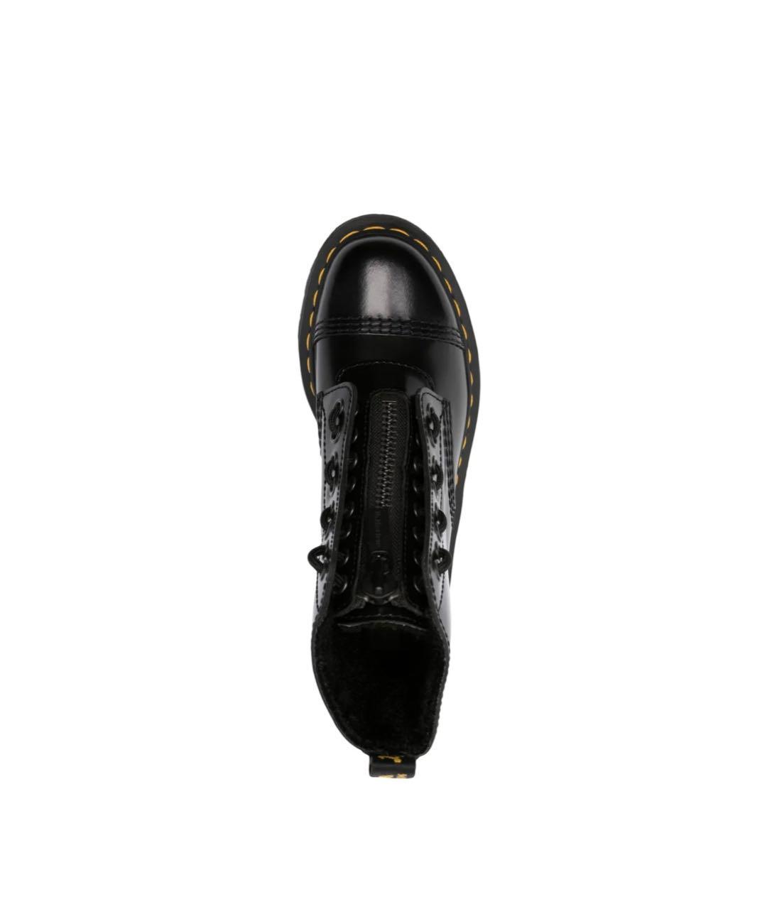 DR. MARTENS Черные кожаные ботинки, фото 3