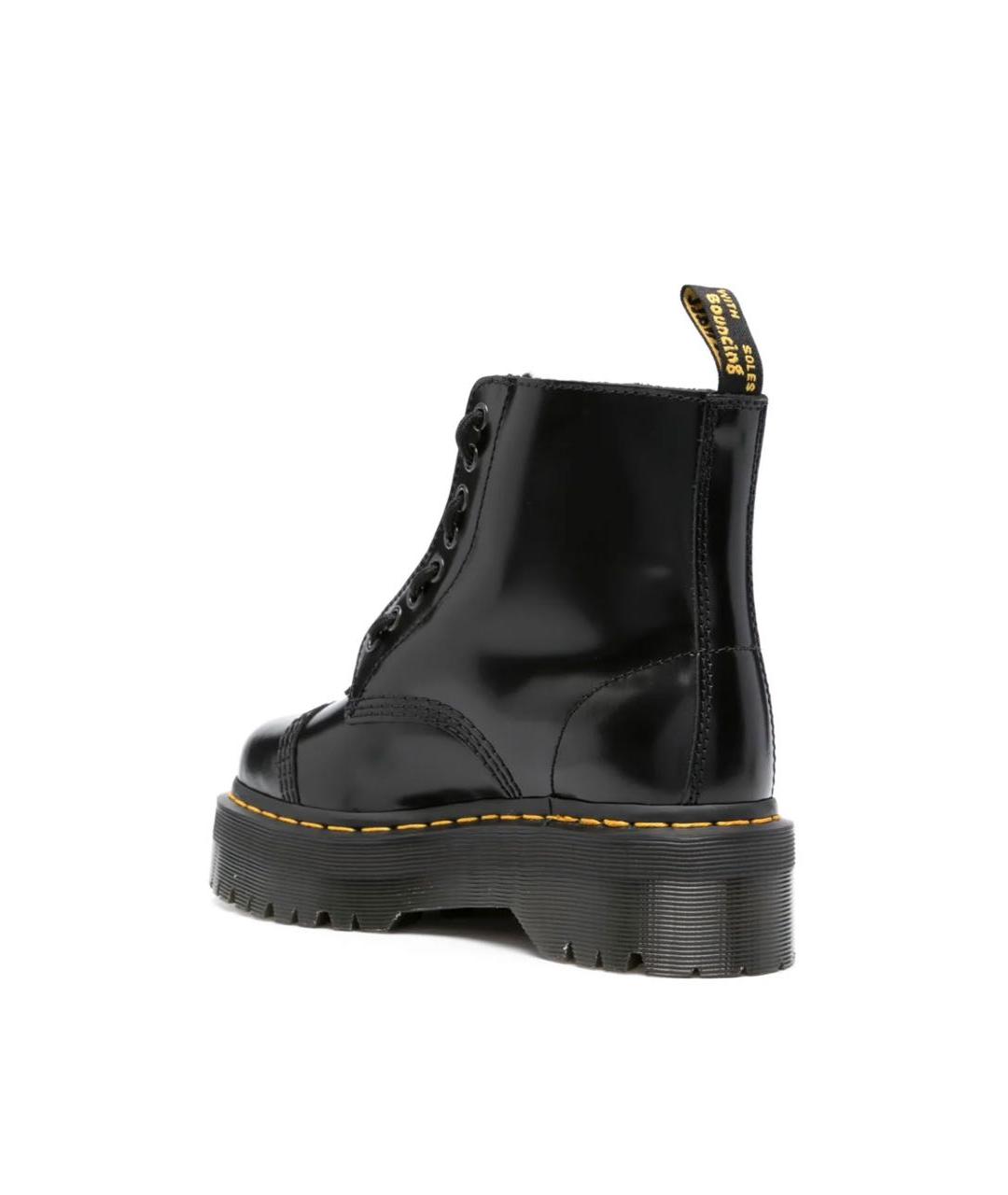 DR. MARTENS Черные кожаные ботинки, фото 4