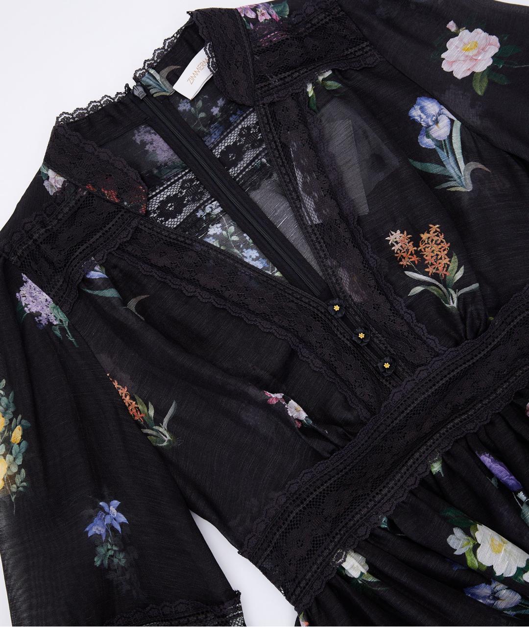 ZIMMERMANN Черный полиэстеровый сарафан, фото 4