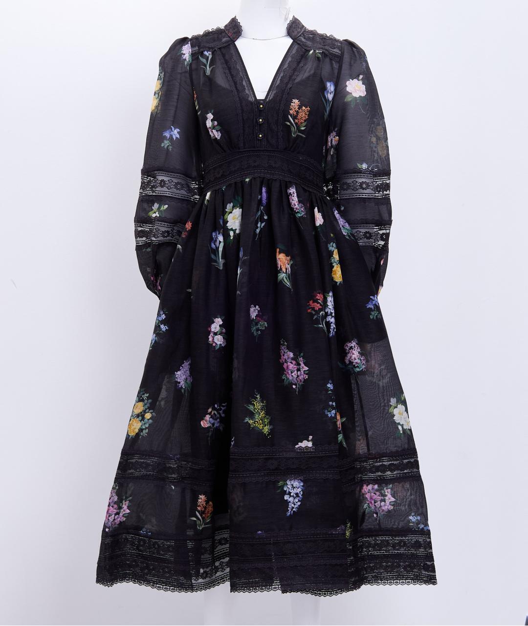 ZIMMERMANN Черный полиэстеровый сарафан, фото 7