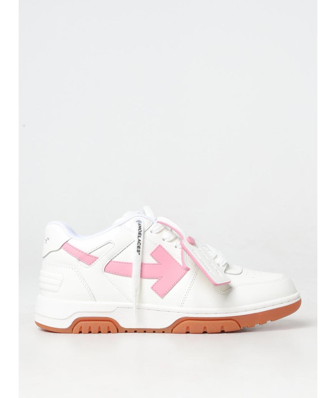 OFF-WHITE Белые кожаные кеды, фото 5