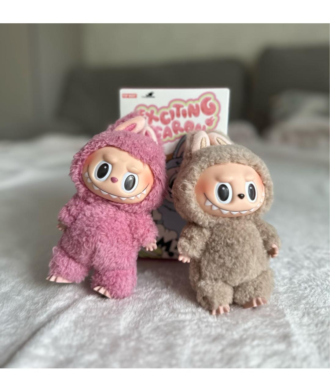 Labubu Бежевый брелок, фото 2