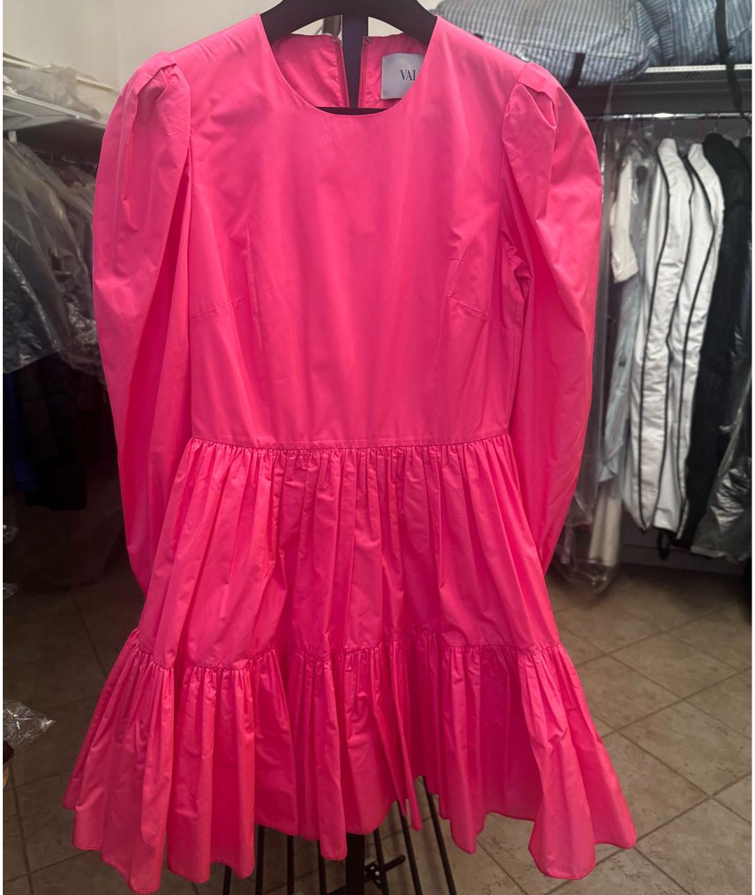VALENTINO Фуксия хлопковое платье, фото 2