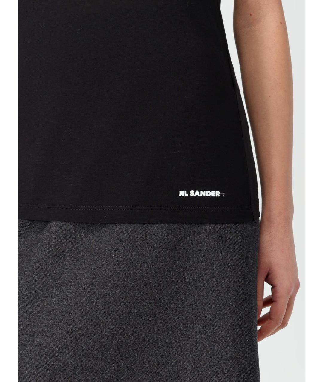 JIL SANDER Черная футболка, фото 5