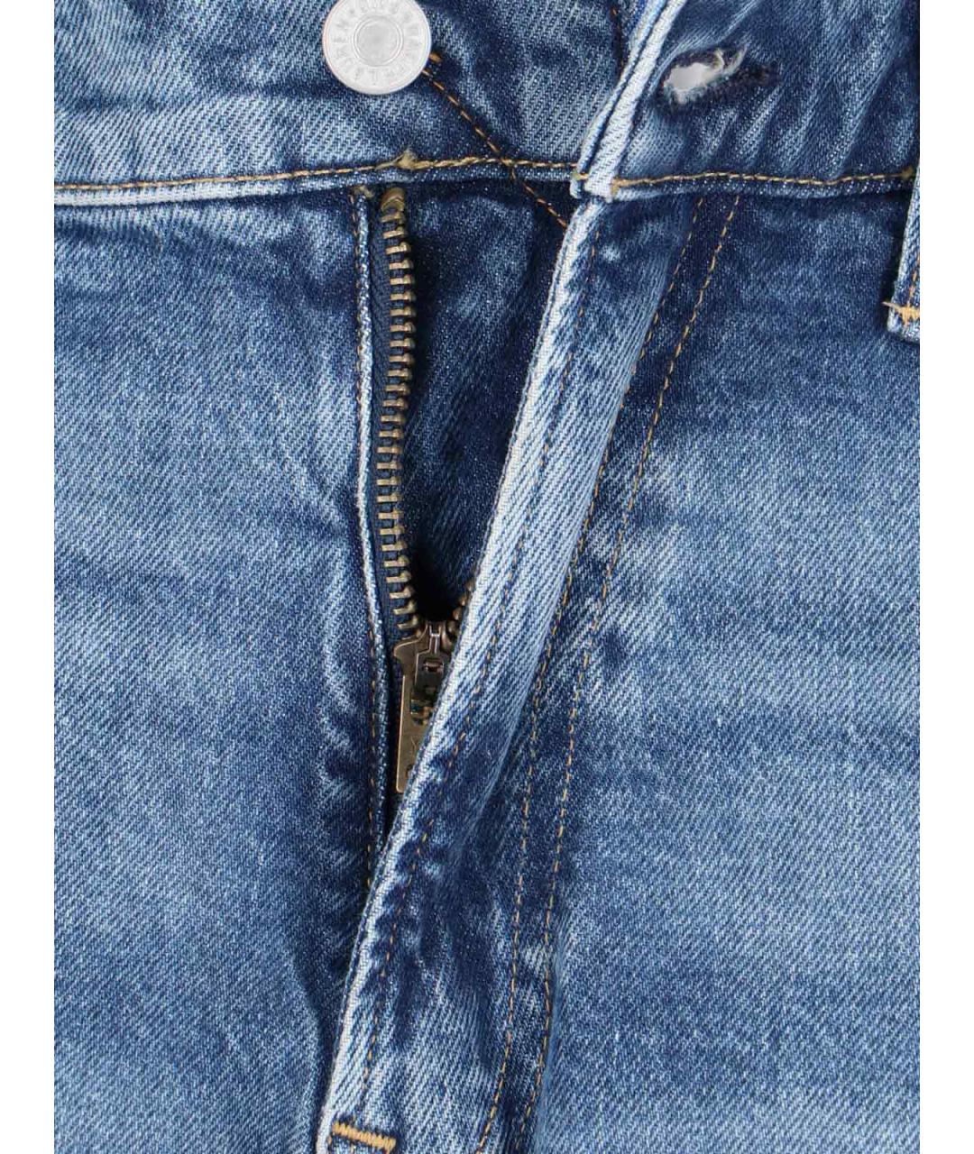 POLO RALPH LAUREN Синие хлопковые прямые джинсы, фото 5