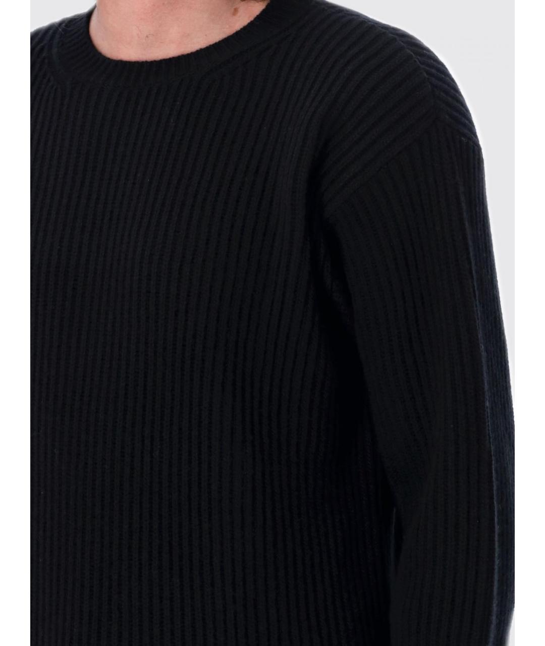 JIL SANDER Черный шерстяной джемпер / свитер, фото 4