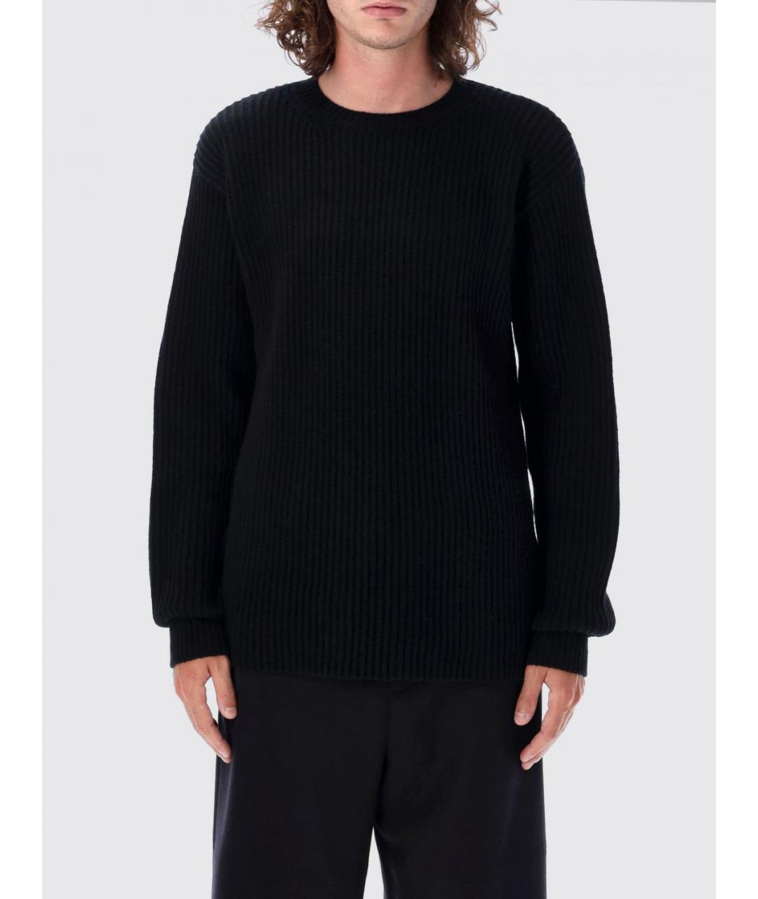 JIL SANDER Черный шерстяной джемпер / свитер, фото 2