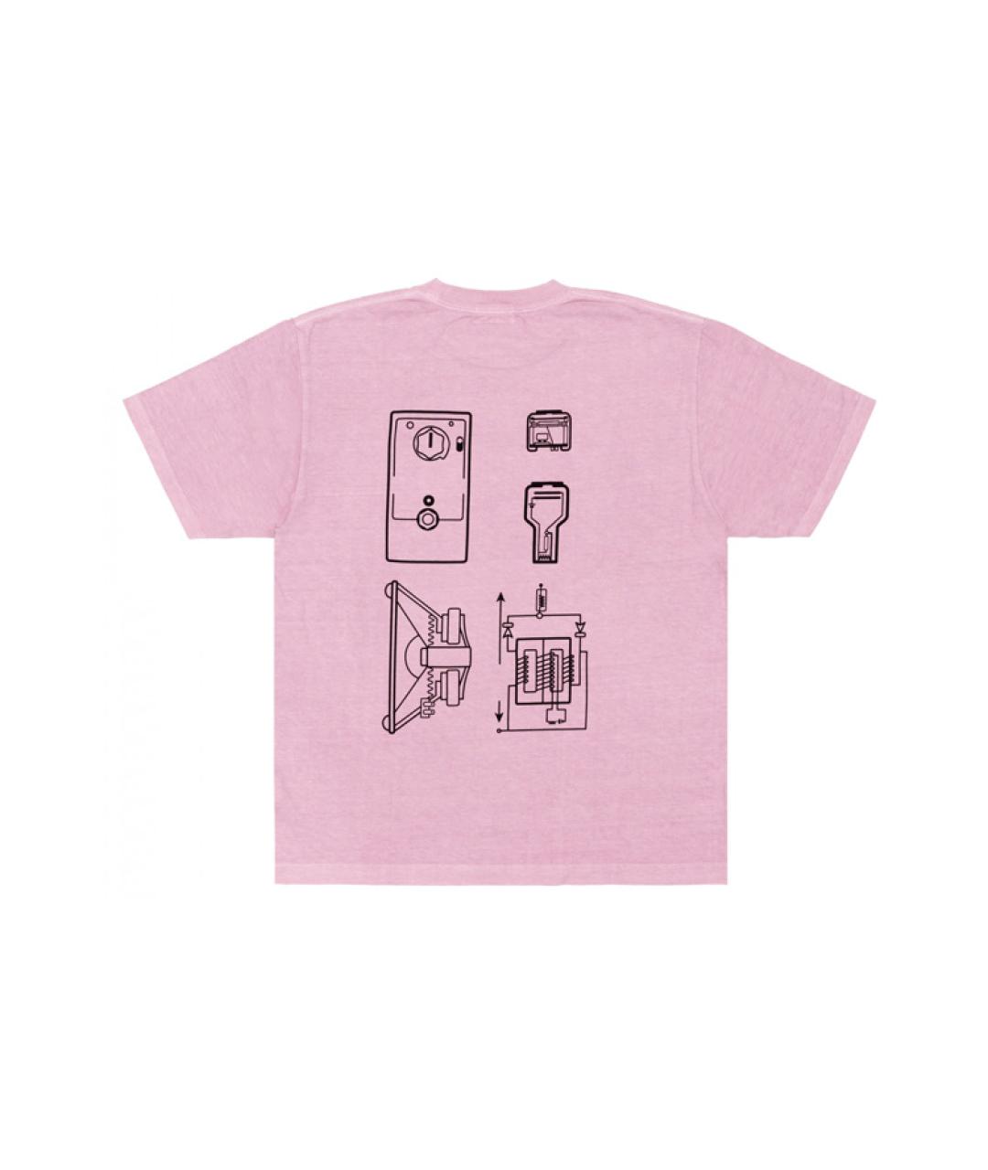 CAV EMPT Розовая хлопковая футболка, фото 2