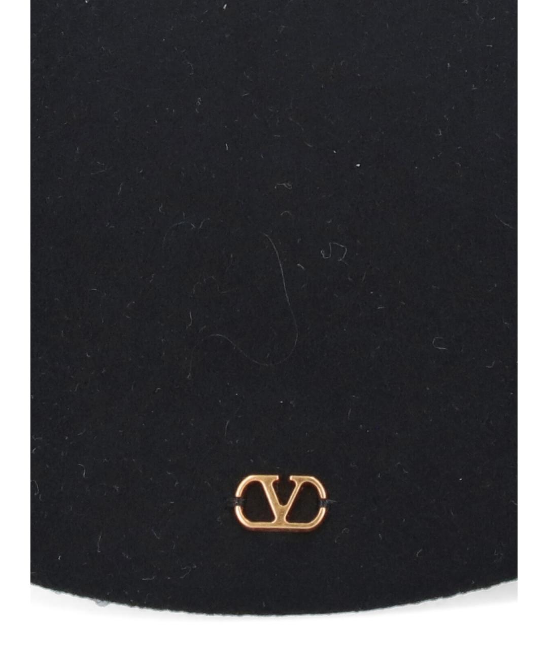 VALENTINO Черная шапка, фото 3