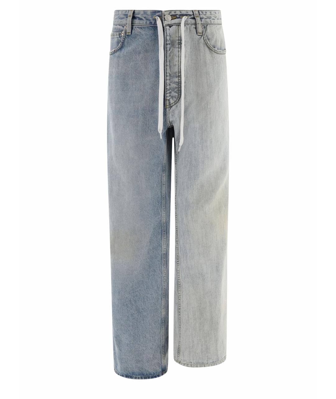 BALENCIAGA Мульти хлопковые прямые джинсы, фото 1