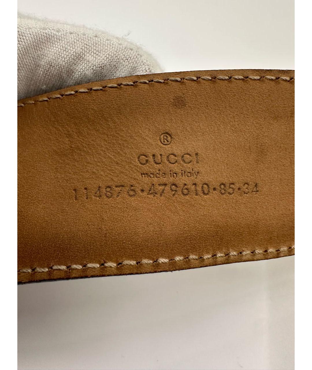 GUCCI Коричневый ремень, фото 5