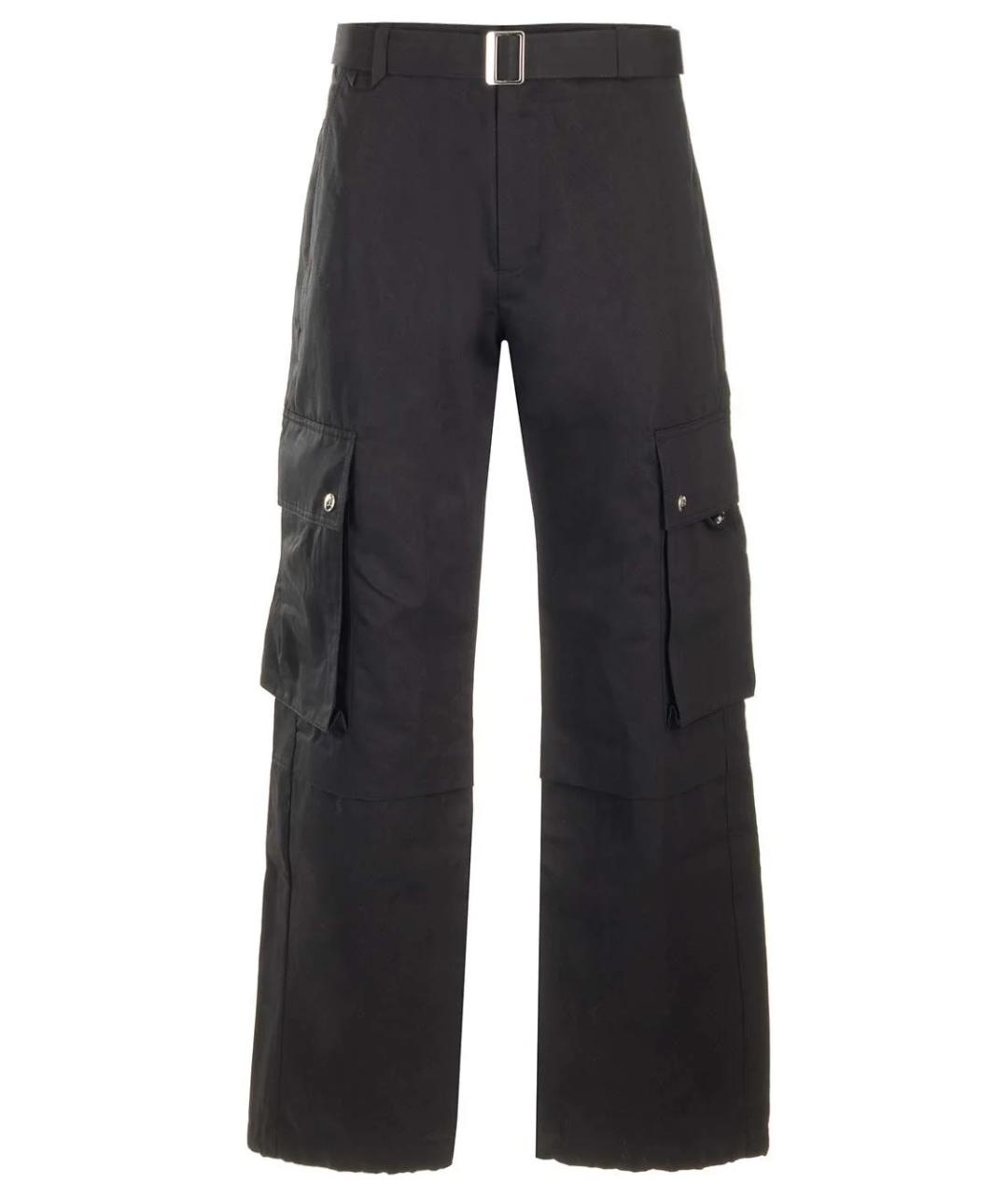 JACQUEMUS Черные хлопковые повседневные брюки, фото 1