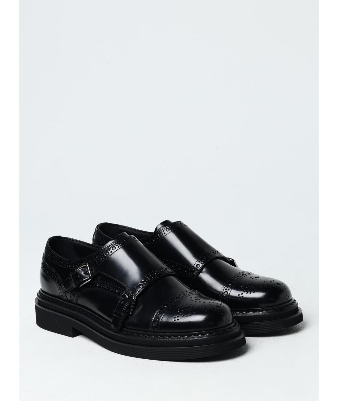 DOLCE&GABBANA Черные туфли из лакированной кожи, фото 2