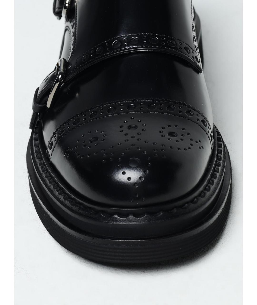 DOLCE&GABBANA Черные туфли из лакированной кожи, фото 4