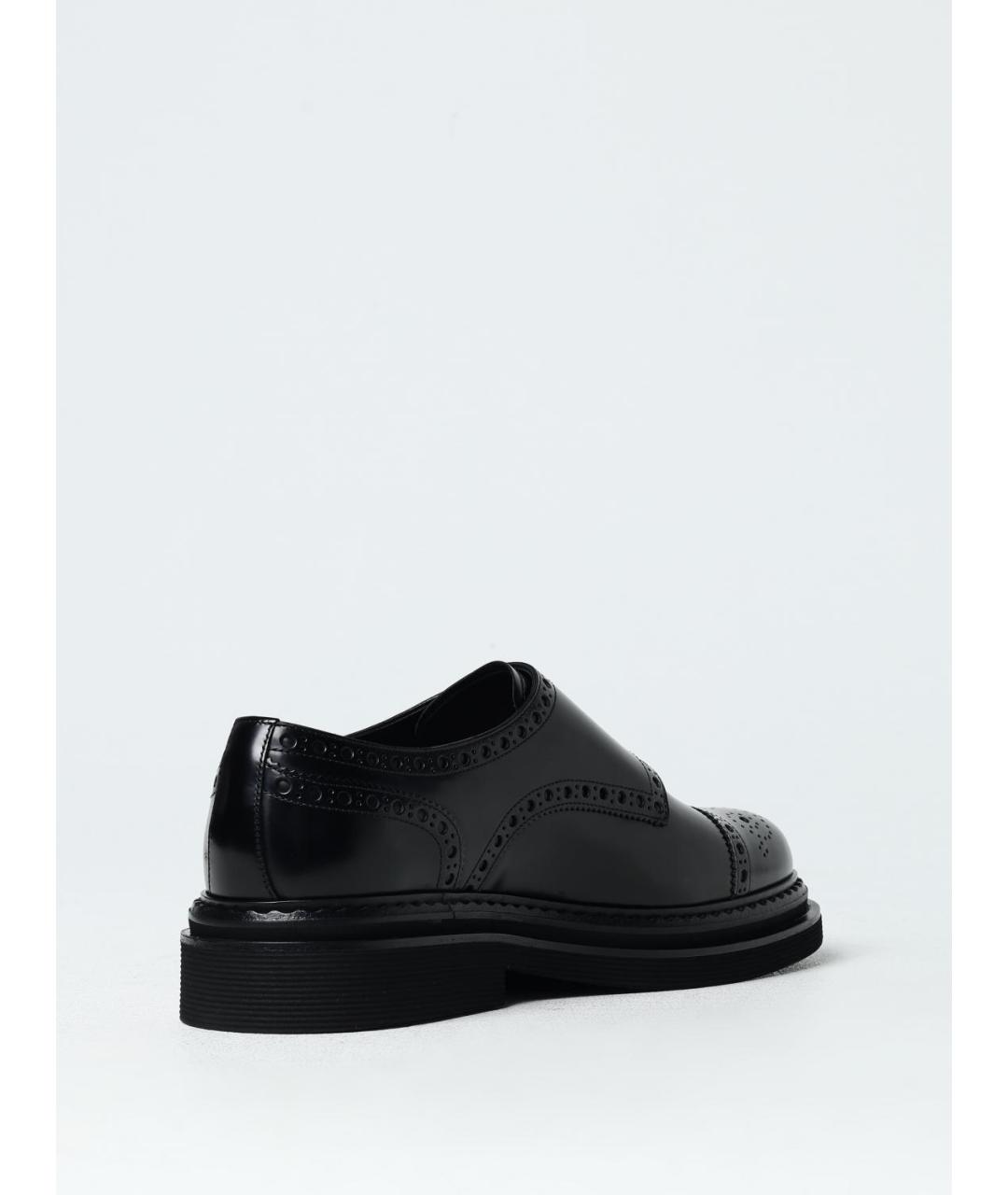 DOLCE&GABBANA Черные туфли из лакированной кожи, фото 3