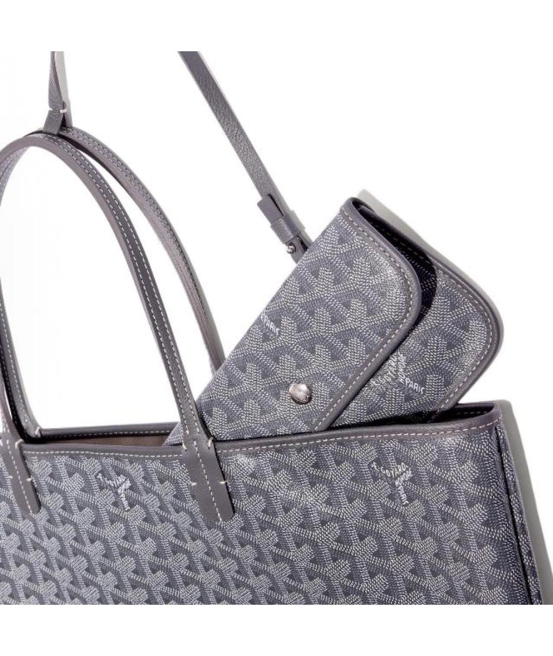 GOYARD Серая сумка тоут, фото 3